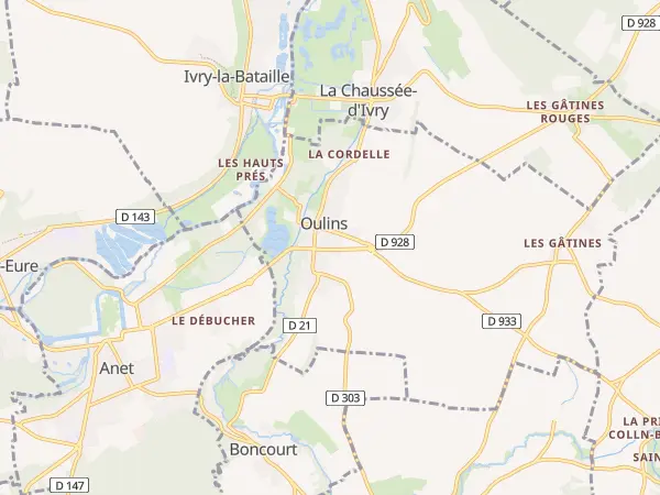 Plan de Oulins