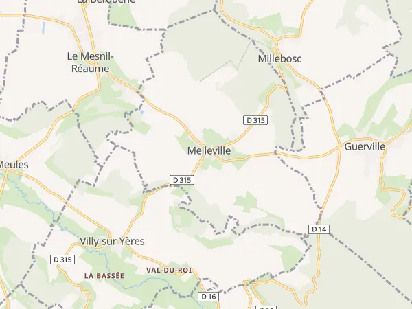 Plan de Melleville
