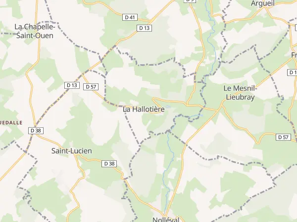 Plan de La Hallotière