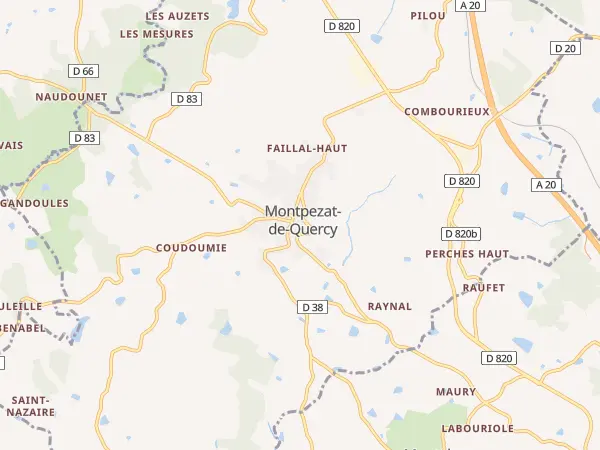 Plan de Montpezat-de-Quercy