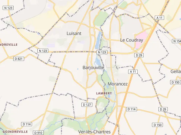 Plan de Barjouville