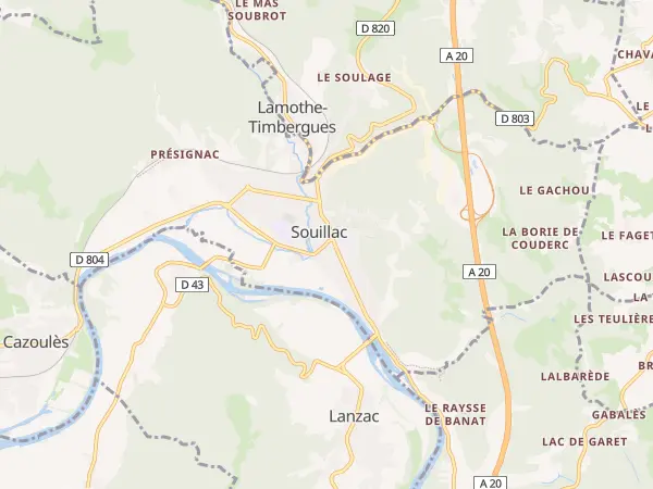 Plan de Souillac