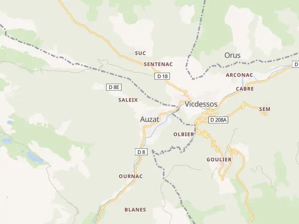 Plan de Auzat