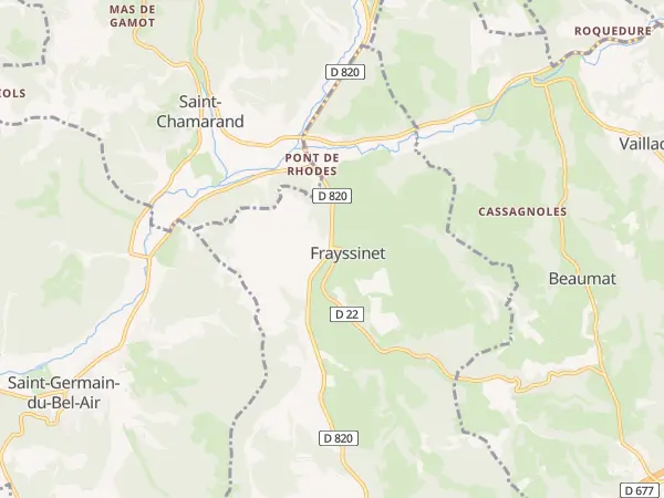 Plan de Frayssinet