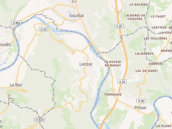 Plan de Lanzac