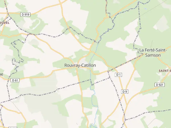 Plan de Rouvray-Catillon