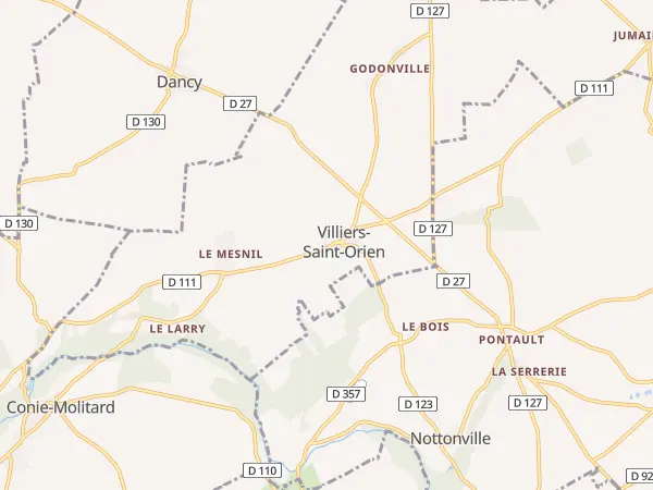 Plan de Villiers-Saint-Orien