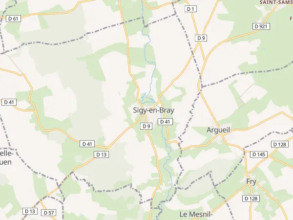 Plan de Sigy-en-Bray