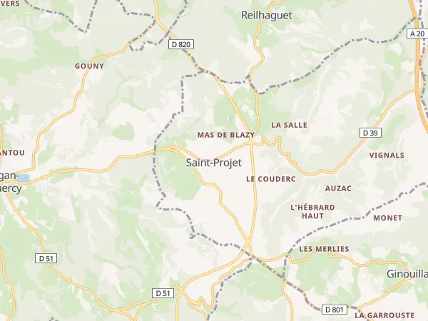 Plan de Saint-Projet