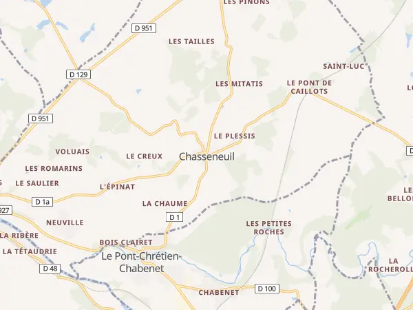 Plan de Chasseneuil