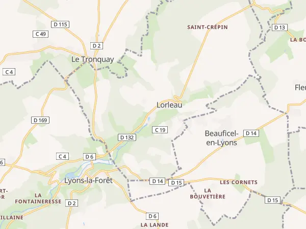 Plan de Lorleau