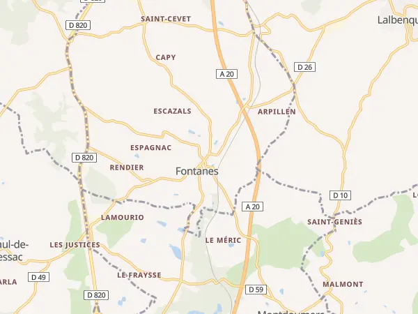 Plan de Fontanes