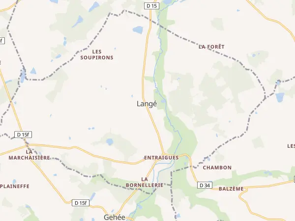 Plan de Langé