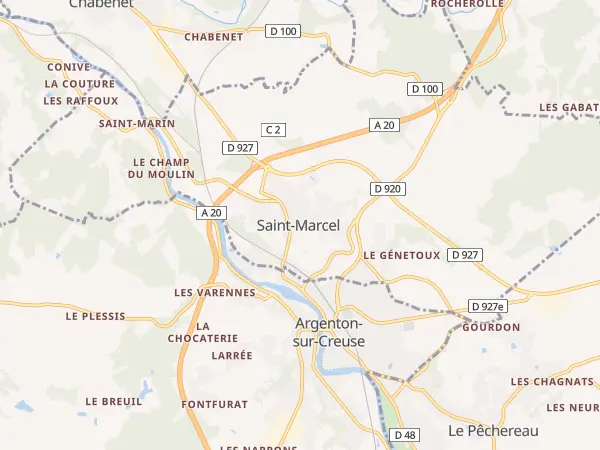 Plan de Saint-Marcel
