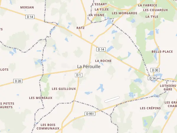 Plan de La Pérouille