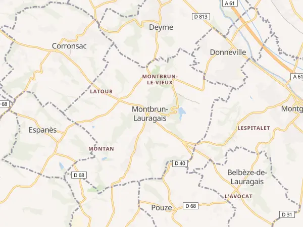 Plan de Montbrun-Lauragais