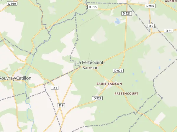 Plan de La Ferté-Saint-Samson