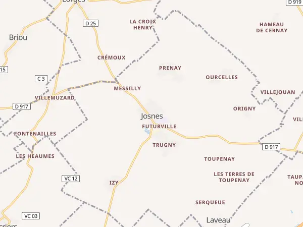 Plan de Josnes