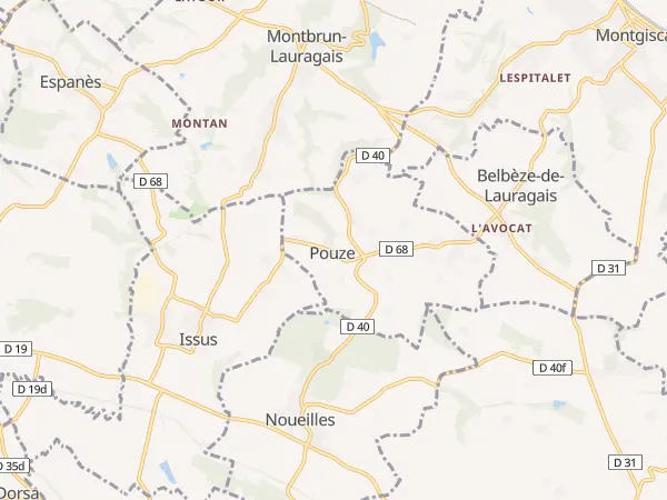 Plan de Pouze