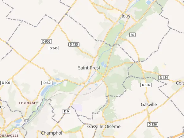 Plan de Saint-Prest