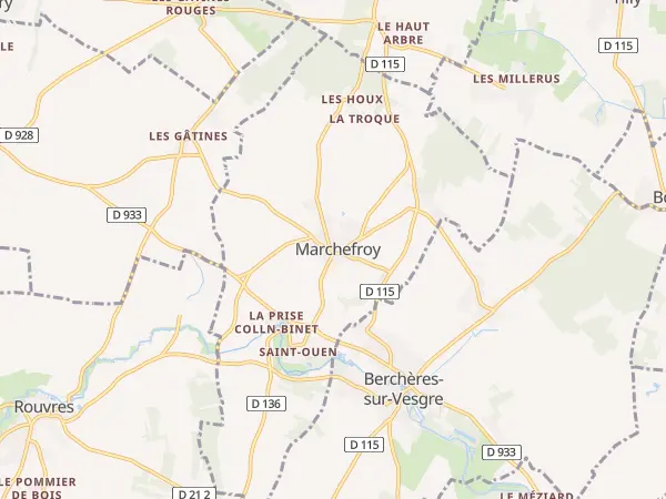 Plan de Saint-Ouen-Marchefroy