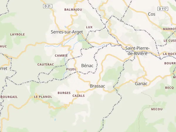 Plan de Bénac