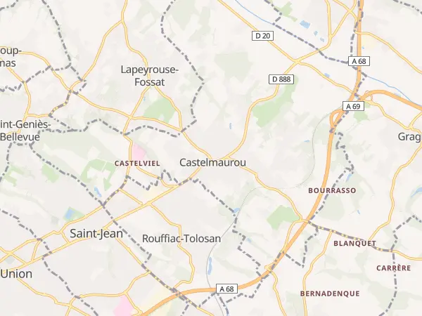 Plan de Castelmaurou