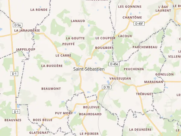 Plan de Saint-Sébastien