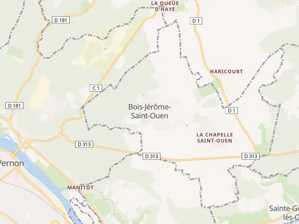 Plan de Bois-Jérôme-Saint-Ouen