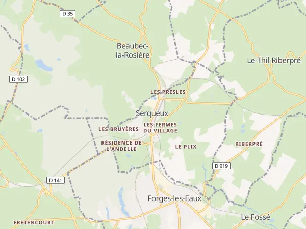 Plan de Serqueux