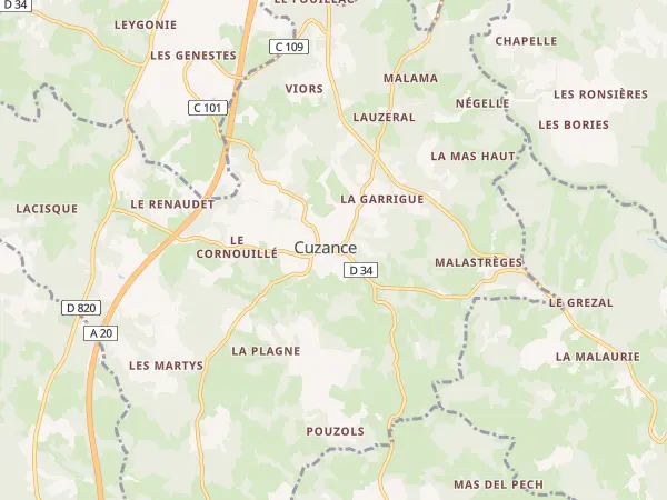 Plan de Cuzance