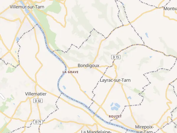 Plan de Bondigoux