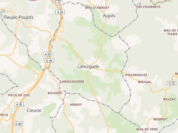 Plan de Laburgade