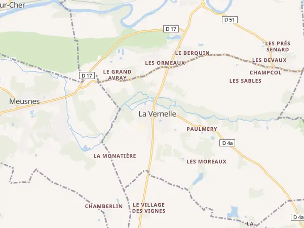Plan de La Vernelle