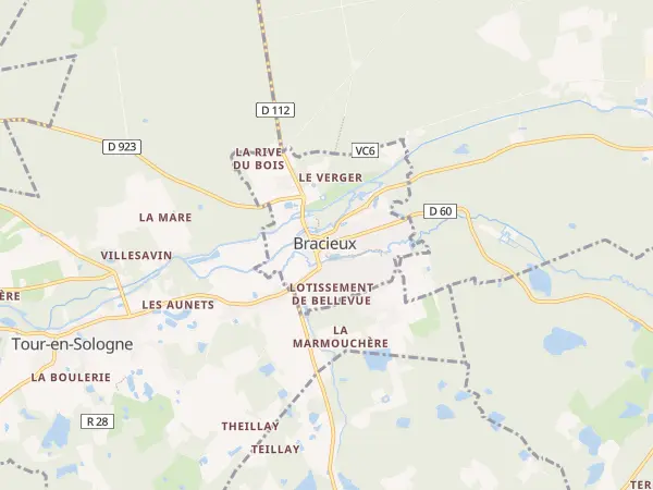 Plan de Bracieux