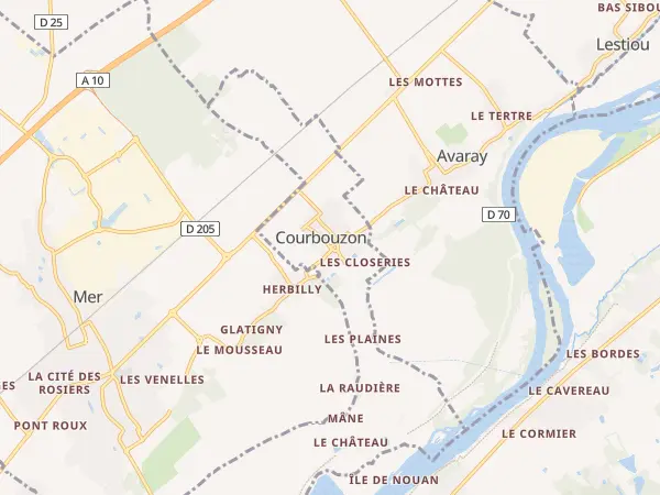 Plan de Courbouzon
