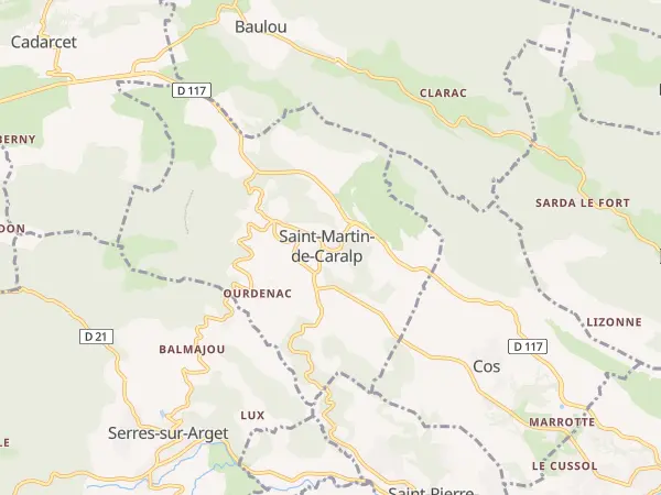 Plan de Saint-Martin-de-Caralp