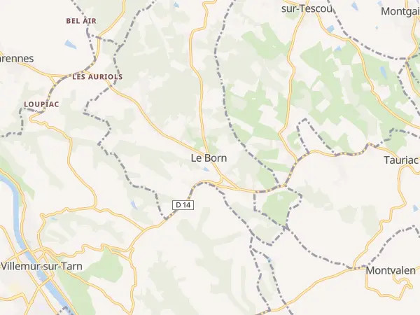 Plan du Born