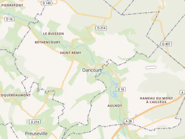 Plan de Dancourt
