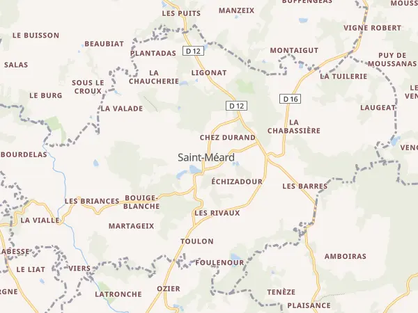 Plan de Saint-Méard