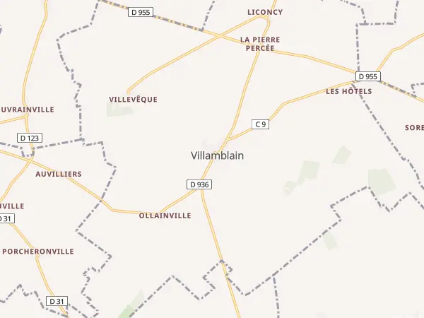 Plan de Villamblain