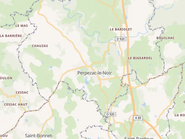 Plan de Perpezac-le-Noir