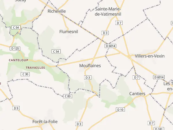 Plan de Mouflaines