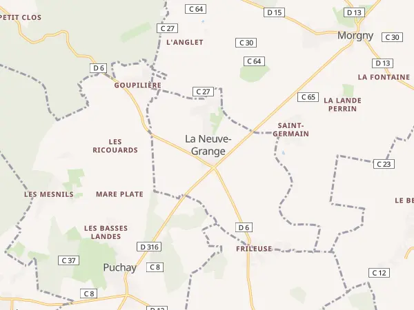 Plan de La Neuve-Grange