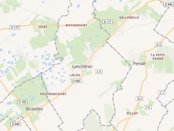 Plan de Lanchères