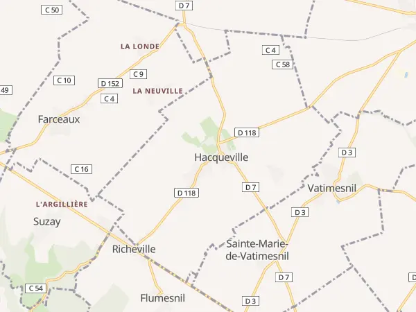 Plan de Hacqueville