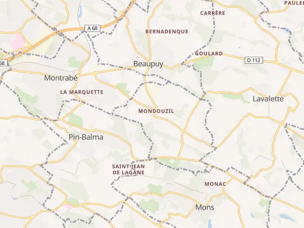 Plan de Mondouzil