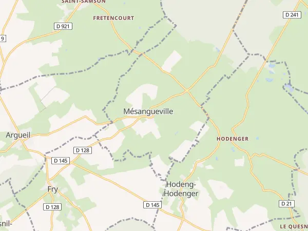 Plan de Mésangueville