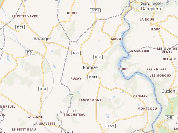 Plan de Baraize