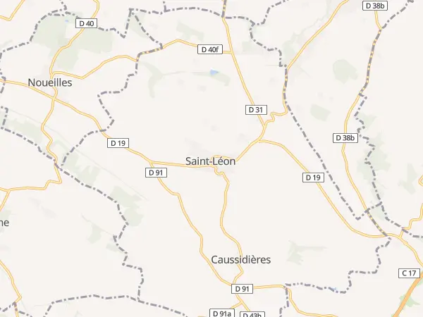 Plan de Saint-Léon